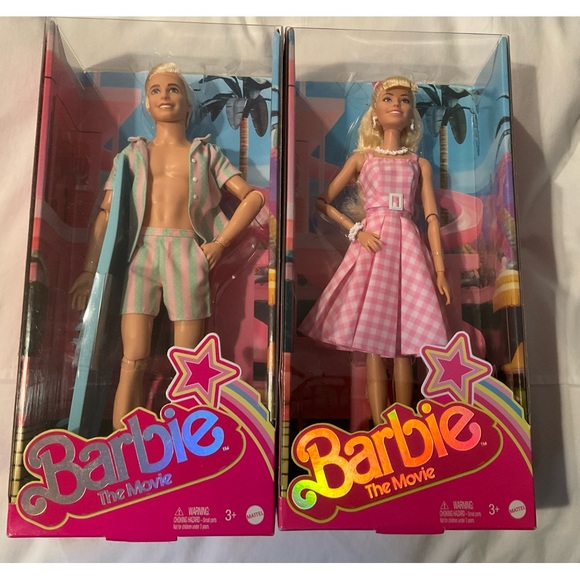 BARBIE THE MOVIE COLLECTIBLE DOLLS SET . - Picture 3 of 14